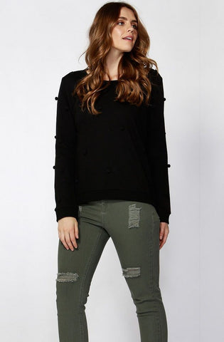 Ariela Pom Pom Sweater