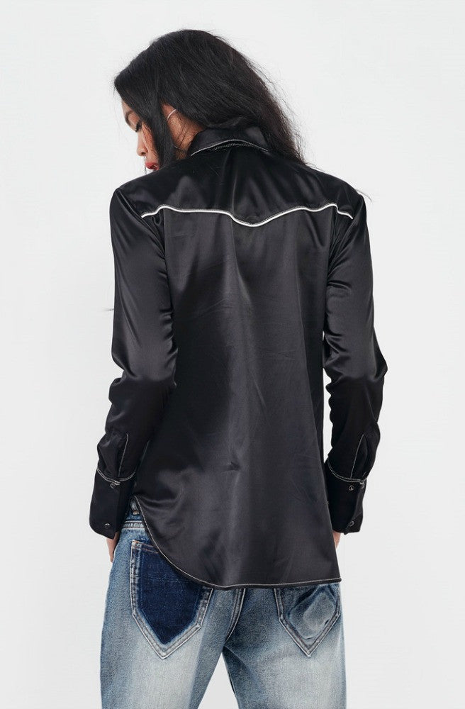 Satin Stitch Shirt by COOP - Picpoket