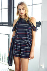 In A Twist Fleet Top by Three Of Something - Picpoket