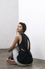 Lava Twisted Jersey Singlet by Nude Lucy - Picpoket