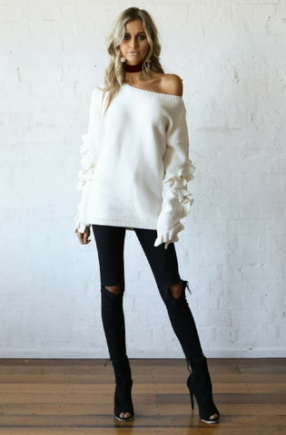 Hadid Ruffle Jumper