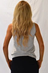 Marty Muscle Tank - Grey Marle by Nude Lucy - Picpoket