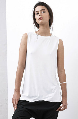Marty Muscle Tank - White