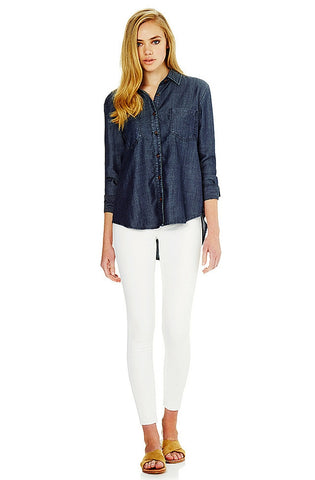 Anya Dark Indigo Oversized Shirt