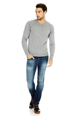 James - Skinny Dark Shaded Vintage Comfort Jeans