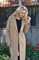 Wanderer Long Line Coat by Minty Meets Munt - Picpoket
