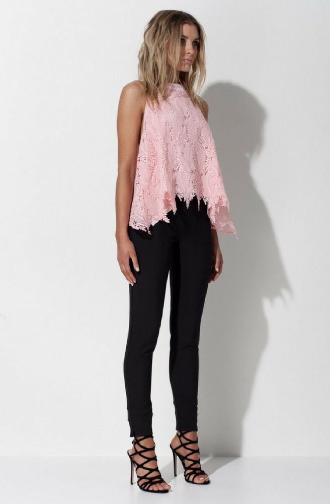 Eye Spy In The Meadows Top - Rose Quartz by Mossman - Picpoket