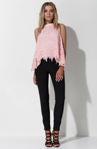 Eye Spy In The Meadows Top - Rose Quartz