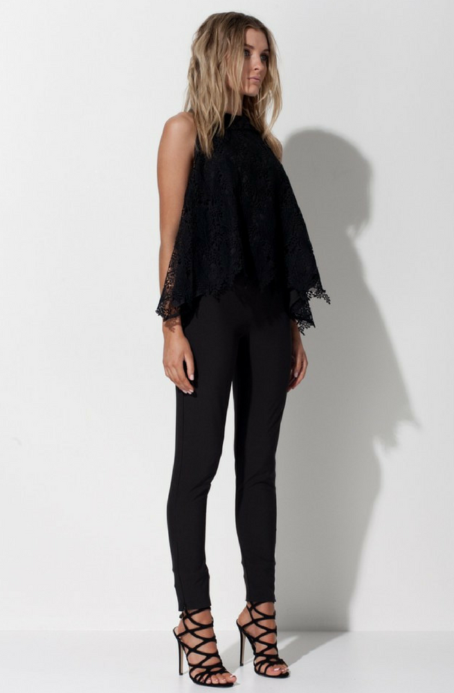 Eye Spy In The Meadows Top - Black by Mossman - Picpoket