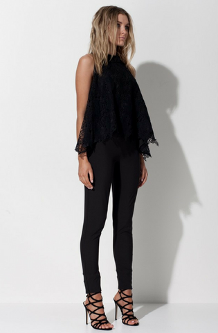 Eye Spy In The Meadows Top - Black