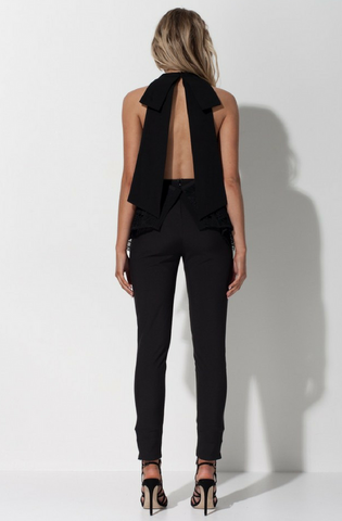 Eye Spy In The Meadows Top - Black