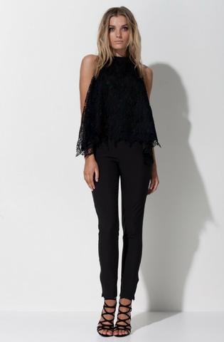 Eye Spy In The Meadows Top - Black