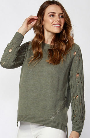 Neville Distressed Knit