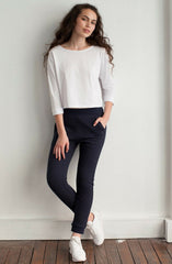 Beacon Roll Sleeve Top by Nude Lucy - Picpoket