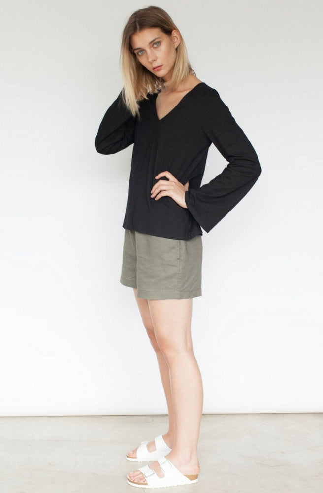 Dana Flared Sleeve Top by Nude Lucy - Picpoket