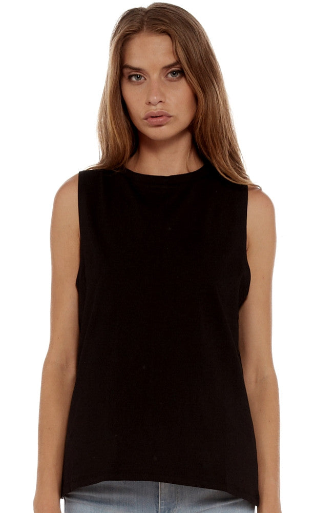 Marty Muscle Tank - Black by Nude Lucy - Picpoket