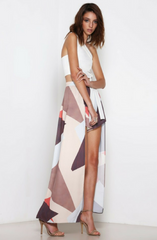 Mosaic Maxi Shorts by Premonition - Picpoket