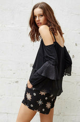 Lonesome Dot Border Top by Three Of Something - Picpoket