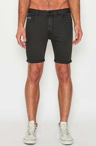 Turn It Up Shorts - Washed Black