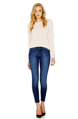 Kristy - High-Rise Super Skinny Crop Jeans by Mavi - Picpoket