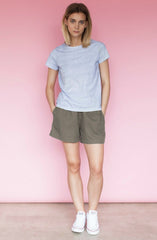 Halle Relaxed Short - Khaki by Nude Lucy - Picpoket
