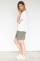 Halle Relaxed Short - Khaki by Nude Lucy - Picpoket