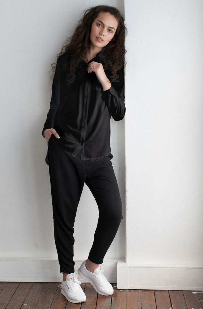 Sable Oversized Shirt - Black by Nude Lucy - Picpoket