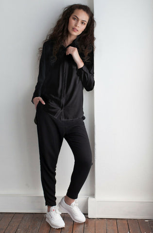 Sable Oversized Shirt - Black