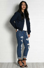 Breakdown Boyfriend Jeans by Madison Square - Picpoket