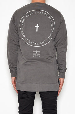 Misfit Long Back Sweatshirt